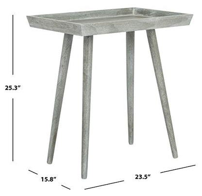 Safavieh Home Nonie Modern Slate Grey Accent Table - color: Slate / Grey