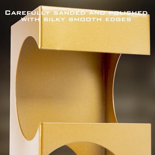 Wine Rack Countertop, Freestanding Creativity Modern Small Wine Holder, Tabletop Wine Stand for Kitchen Wine Bar Inside Cabinet, Pantry Decor-4 Bottle
