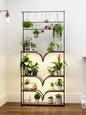 Plant Stand Indoor with Grow Lights - 78" Tall Metal Plant Rack with Adjustable Shelf, Large Flower Shelf for Living Room, Corner Display - size: 78 inch, 7 tier