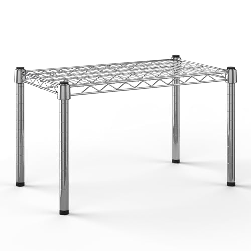 14" Deep x 24" Wide x 14" Height Wire Shelving Kit | 1-Tier | NSF Commercial Storage Rack Unit - size: 14" Deep x 24" Wide