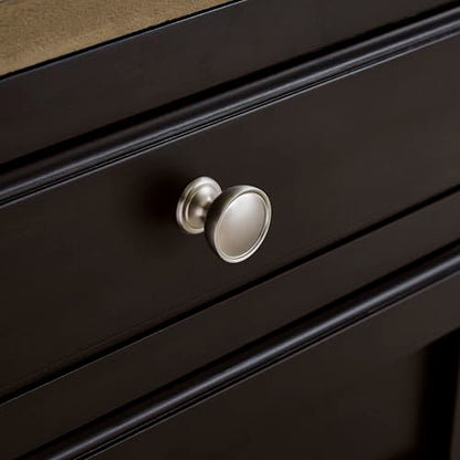 Signature Design by Ashley Drazmine Casual End Table with 1 Lower Shelf, Light Brown & Black - color: Light Brown & Black