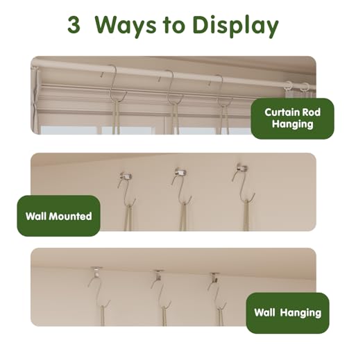 8 Tier Window Plant Shelves Hanging Indoor Plant Display | hanging window sill plant shelf, boho wall decor for bedroom living room; floating plant holder indoor garden display rack,