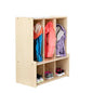 3-Section Coat Locker with Bench & Cubby Storage, Backpack Organizer, Coat Cubbies Storage for Kids & Toddlers, Ideal for Home, School, Daycare
