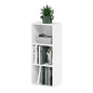 Furinno LUDER Book Shelf, 3-Cube Bookshelf, Bookcase with Open Shelves, 9.3 x 12 x 31.5, Easy Assembly, for Living Room, Bedroom, Home Office, White - color: White, size: 3-Tier Cube