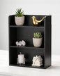 10"x 12" Small Trinket Display Shelf for Desk or Wall, Black | Fully Assembled, Wooden Shadow Box with Shelves, Display Case for Collectibles, Knick-Knack, Mini Figurines, Perfume, Crystal - color: Black