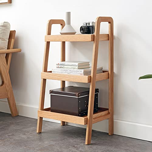 GDFStudio 3-Tier Wood Shoe Rack & Storage Bench,Versatile Organizer with Oak Frame & Timeless Design, Easy Assembly for Entryway,Living Room,Bedroom, Bathroom,Kitchen,Hallway,Natural - color: Natural