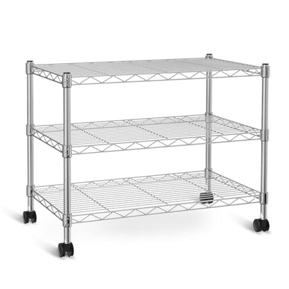Simple Deluxe 3-Tier Heavy Duty Storage Shelves 750Lb Capacity, 24.02" D x 13.78" W x 21.97" H Shelving Unit for Pantry, Garage, Laundry and Kitchen - size: 3-Tier, 13.78"W x 24.02"D x 21.97"H, style: 1 Pack