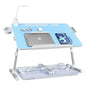 iXTRA Adjustable Laptop Lap Desk with Cooling Fan USB Light for Adults - color: Blue,70x45cm