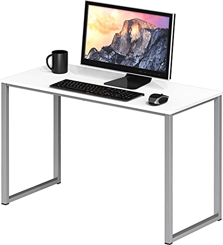 SHW Mission 32-Inch Home Office Computer Desk, White - color: White, size: 32-Inch