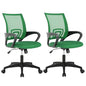 BestOffice Home Office Chair Ergonomic Desk Chair Mesh Computer Chair with Lumbar Support Armrest Executive Rolling Swivel Adjustable Mid Back Task Chair,Green - color: Green, style: pack of 2