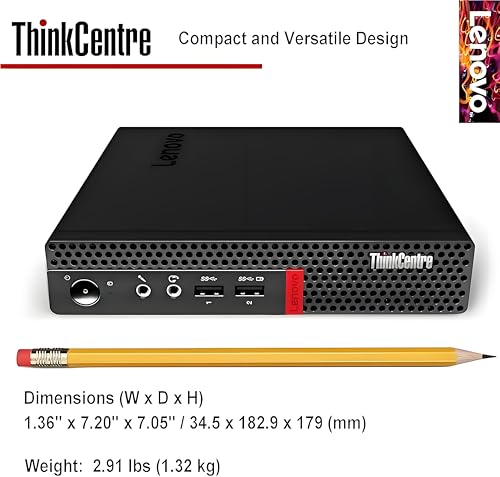 Lenovo ThinkCentre Tiny Business Desktop Mini PC, AMD Processor, 8GB RAM, 128GB PCIe SSD, 2X Display Port, USB 3.1 Gen 1, RJ-45, Wi-Fi, Windows 11 Pro, Black - size: 8GB RAM | 128GB SSD