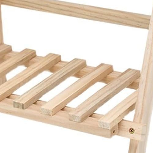 Brrnoo 2 Tiers Plant Stand Shelf,Desk Flower Pot Holder,Adjustable Desktop Shelf Display Organizer Ladder Rack for Office Decorate Storage Rack,Kitchen Rack