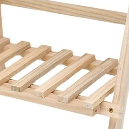 Brrnoo 2 Tiers Plant Stand Shelf,Desk Flower Pot Holder,Adjustable Desktop Shelf Display Organizer Ladder Rack for Office Decorate Storage Rack,Kitchen Rack