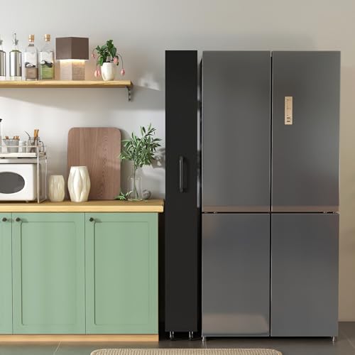 7 Tier Multi-Functional Pull-Out Multi-Tier Storage Single-Sided Open Shelf for Kitchen, Living Room & Narrow Spaces - color: 07-black - 7 Tier