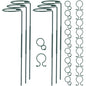 Plant Stake Support - 6 Pack Adjustable Height 16" or 30", Garden Support Stake Plant Cage Support Rings, Single Stem Plant Support Stakes, for Flowers Amaryllis Tomatoes Peony Lily Rose (30inch) - size: 30inch