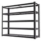 62" W x 24" D x 84" H Garage Shelving Heavy Duty Metal Shelving 5000LBS Storage Shelves Adjustable Metal Shelves for Storage Industrial Garage Shelves for Warehouse Basement (5T 84*62*24) - size: 5T 62" W x 24" D x 84" H