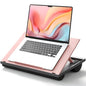 HUANUO Adjustable Lap Desk - with 8 Adjustable Angles & Dual Cushions Laptop Stand for Car Laptop Desk, Work Table, Lap Writing Board & Drawing Desk on Sofa or Bed, Pink - color: Pink