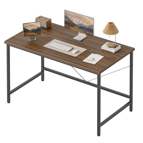 Mericonia 32 inch Computer Desk, Gaming Desk for Small Spaces, Modern Simple Style Table for Home Office, Study Student Writing Table - color: Walnut, size: 32"x15.7"