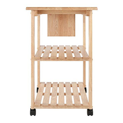Winsome Mario Kitchen Cart | Rolling Utility & Serving Cart with Wheels for Snacks, Drinks, Kitchen Essentials, Storage & Organization for Home, Apartment
