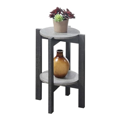 Modern Plant Stand Indoor Outdoor - Minimalist Design, Sturdy Metal, 23.5" Height, Home Decor