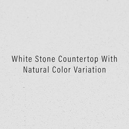Crosley Furniture Compact Stone Top Small Rolling Cart with Shelves, Microwave Stand with Towel Rack, Mahogany - color: Mahogany, style: White Granite Top