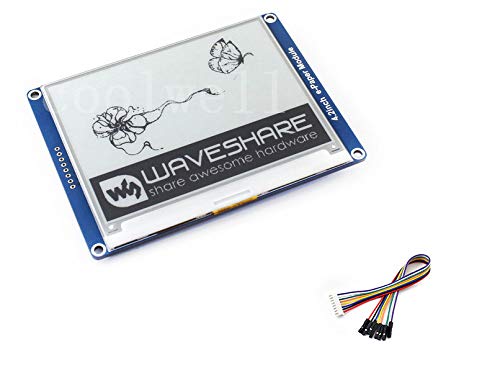 4.2inch E-Ink Display Module Resolution 296x128 3.3v E-Paper Electronic Screen Panel SPI Interface for Raspberry Pi/STM32/Arduino/Nucleo/Jetson Nano