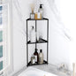 Standing Shower Caddy Corner, 3 Tier Stainless Steel Shower Organizer Stand, Rustproof Corner Shower Shelves, Corner Shower Caddy Bathroom Shower Stand, Black - size: 3 Tier