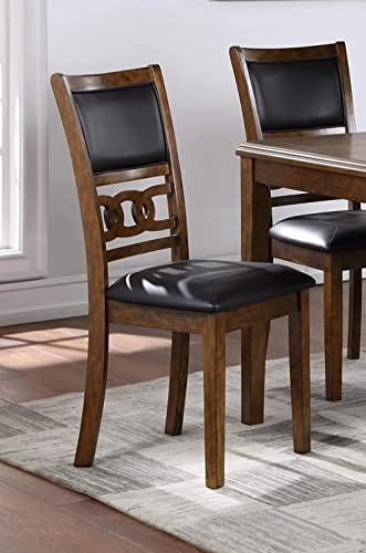 New Classic Furniture Gia Dining Chairs, Set of 2, Brown - color: Brown, size: Set of 2, style: Dining Chair