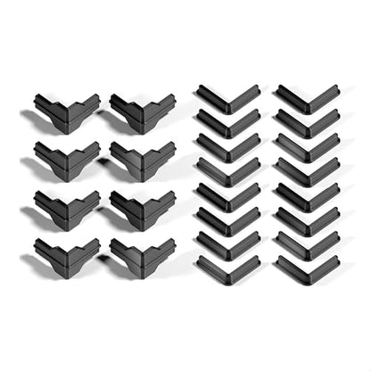 Chia Whalen Post Insert, Plastic, 24pcs for COSTCO and SAMS Club 5-Shelf Heavy Duty Steel Shelving Unit, Gorilla Rack Replacement Parts, 2 Full Sets of Metal Shelf Connectors - color: 24 Pieces