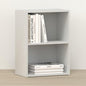 Toki 2-Tier Book Shelf, Bookcase, Bookshelf, 9 x 16 x 21 Inches, for Home Office, Living Room,White - color: White, size: 2-Tier