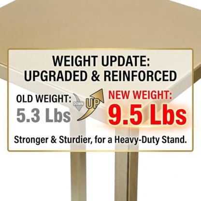 Gold Plant Stand Indoor Pack of 2, No Assembly Required Metal Pedestal Flower Stand, Upgraded 0.6" Heavy Duty Column Table for Wedding Centerpieces, Living Room Modern Flowerpot Holder Rack - color: Gold