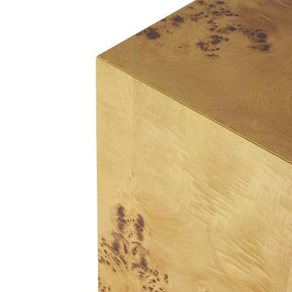 Deco 79 Wood Side End Accent Table Square Cube End Table with Wood Grain Patterns, Side Table 16" x 16" x 23", Brown - color: Brown, size: 16" x 16" x 23"