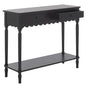 SAFAVIEH Home Collection Haven Matte Black 2-Drawer Small Console Table for Entryway, Living Room, Foyer - color: Matt Black