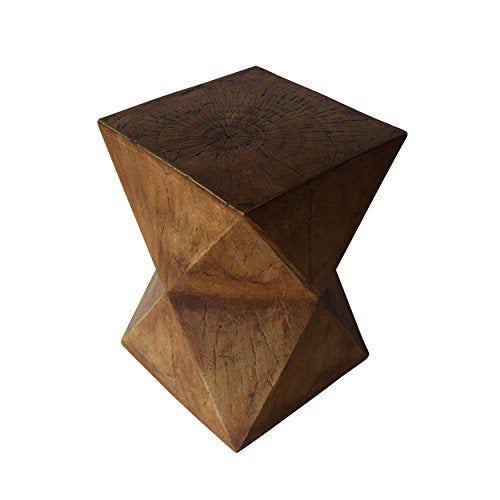 Christopher Knight Home Manuel Light-Weight Concrete Accent Table, Natural, 12.5D x 12.5W x 17.75H in - color: Manue,natural