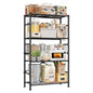 DurayLoly Wire Shelving with Hooks,Metal Shelving Units Shelf Organizer,Wobble-Free Garage Shelving with Adjustable Leveling Feet for Kitchen Pantry Laundry Bathroom Closet Dorm - size: 30" W x 12" D x 60" H (4T)