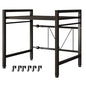 Microwave Oven Rack, Microwave stand,Adjustable Shelf with 6 Hooks Microwave Shelf, Microwave Rack, Extendable Kitchen Microwave Stand, Microwave Stand with Storage (shelf 001)