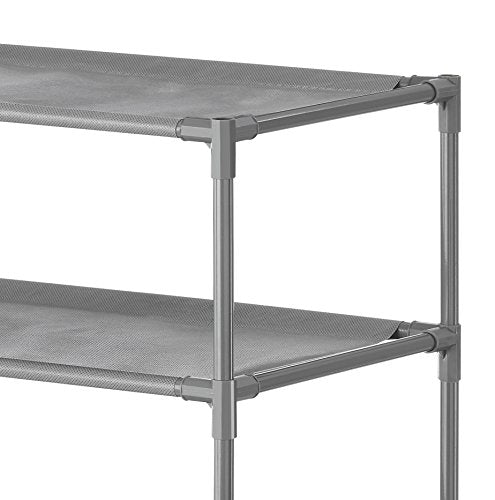 Whitmor Spacemaker 6-Tier Shelves, Gunmetal - color: 6-tier,gunmetal Gray