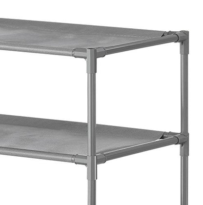 Whitmor Spacemaker 6-Tier Shelves, Gunmetal - color: 6-tier,gunmetal Gray