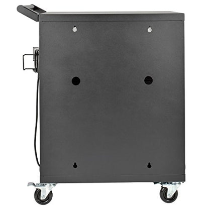 Tripp Lite 32-Port AC Charging Cart Storage Station for Chromebooks, Laptops & Tablets - Secures Devices in Locking, Vented, Wall-mountable Steel Cart - 2-Year Warranty (CSC32AC) - size: 32 AC Port, style: Cart