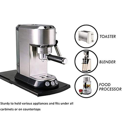 HauSun Handy Sliding Tray Sliding Tray Mat for Coffee Maker,Kitchen Appliance Moving Caddy,Countertop Stoage for Air Fryer, Blender, Stand Mixer,Food Processors,1 Set - size: 1 set