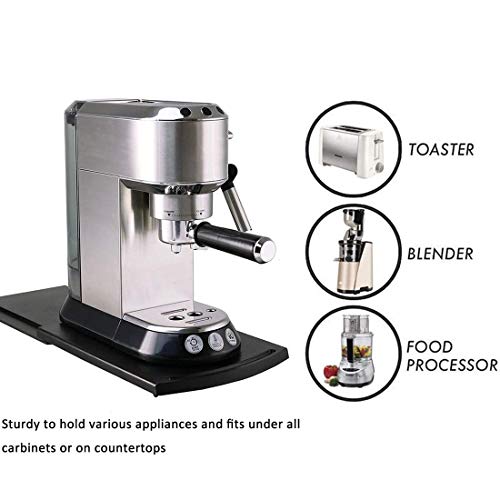HauSun Handy Sliding tray Sliding Tray Mat for Coffee Maker,Kitchen Appliance Moving Caddy,Countertop Stoage for Air Fryer, Blender, Stand Mixer,Food Processors,2 Sets - size: 2 sets