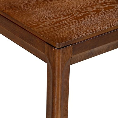 NTC Flow Modern Wooden Rectangle Coffee Table with Hidden Drawer – Waterproof & Heat Resistant, Dark Walnut - color: Dark Walnut, size: 47 Inch, style: Coffee Table