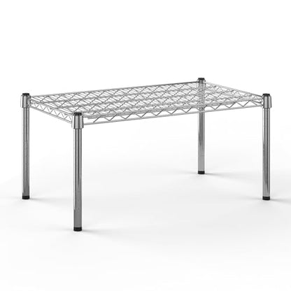18" Deep x 30" Wide x 14" Height Wire Shelving Kit | 1-Tier | NSF Commercial Storage Rack Unit - size: 18" Deep x 30" Wide
