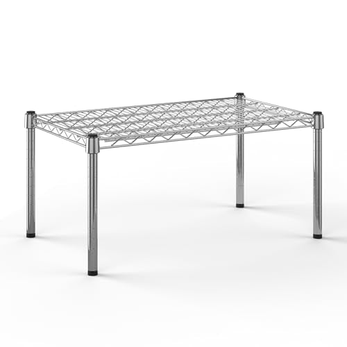 18" Deep x 30" Wide x 14" Height Wire Shelving Kit | 1-Tier | NSF Commercial Storage Rack Unit - size: 18" Deep x 30" Wide