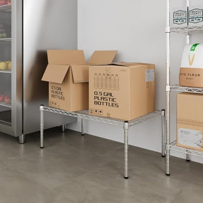 21" Deep x 36" Wide x 14" Height Wire Shelving Kit | 1-Tier | NSF Commercial Storage Rack Unit - size: 21" Deep x 36" Wide