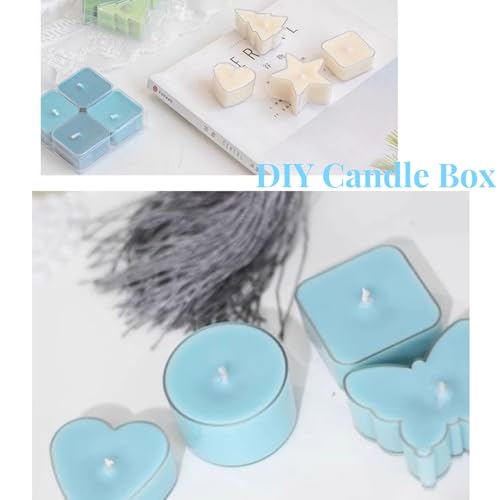 KissYou Small Acrylic Box Clear Display Box with Lid Jewelry Storage Organize Container Wedding Party Gift Boxes - size: 2.17 x 2.17 x 1.89 Inch