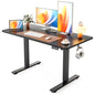 Cubiker Electric Standing Desk, 48 x 24 Stand up Desk Height Adjustable, Home Office Desk with Splice Board, Black - color: Black, size: 48x24