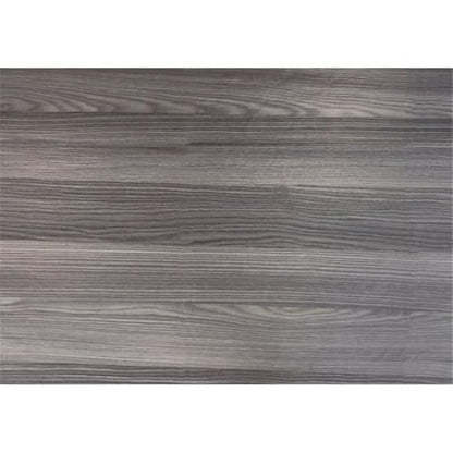 Pemberly Row Accent Table, Rectangular Grey Wood Look, 23.75 x 11.75 x 22 in, Two-Tier Design, Sturdy Side Table for Living Room, Bedroom, Home Office or Den, Lamp or Nightstand Use - color: Grey