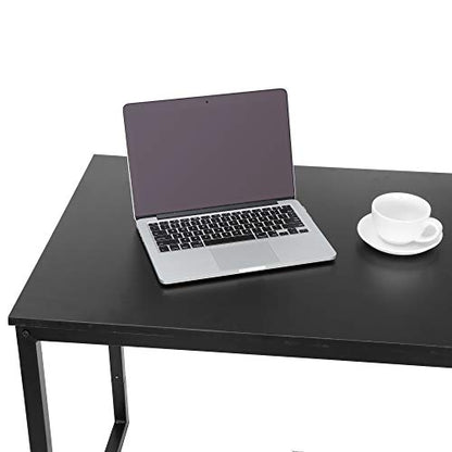 55 inches Writing Computer Desk Office Table Modern Simple Work Study Desk Laptop Table Modern Simple Style Desk (55 inches) - size: 55 inches
