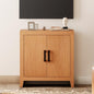WAMPAT Farmhouse Wood TV Stand with Storage Cabinet for TVs up to 50 Inch, 31.5" Entertainment Center, Media Console Table for Living Room, Dining Room & Entryway, Mocha - color: Mocha